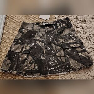Camouflage Mini Skirt
